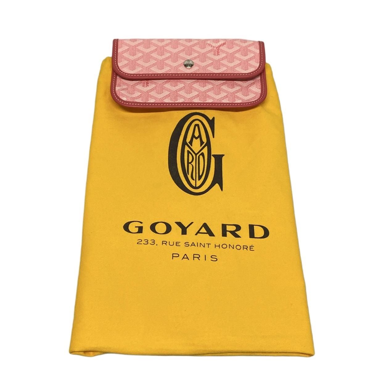 GOYARD(ゴヤール) トートバッグ サンルイPM ピンク マーカージュ/イニシャル(MS) レザー - メルカリ