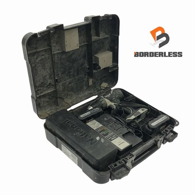 品 National ナショナル 14.4V 充電ドリルドライバー EZ7440 バッテリー2個 14.4V 3.1Ah 充電器 ケース付き