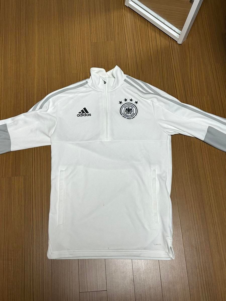 【雷市場（ポンジャン）商品韓国直送】adidas(アディダス) ドイツ トレーナー ハーフジップアップ xs