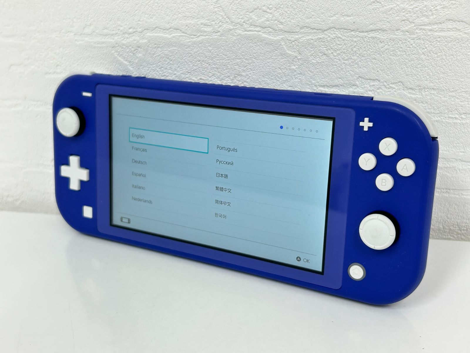 B-697 Nintendo 任天堂 Switch Lite ブルー HDH-001 本体のみ 通電動作 済み 初期化済み