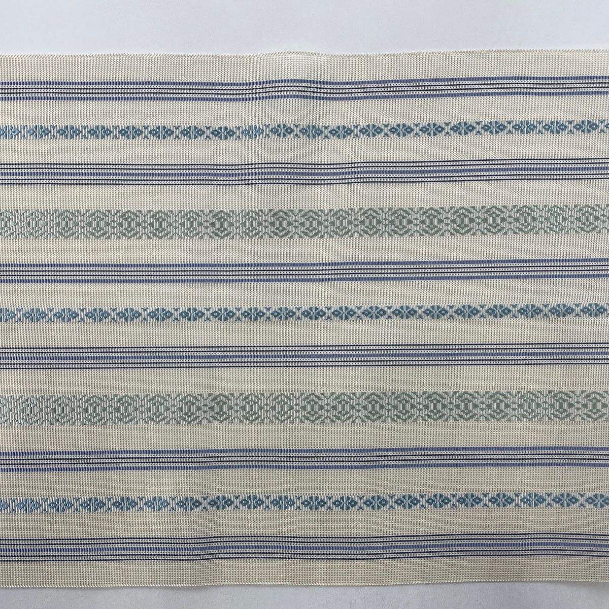 バイセル 着物 美品 名品 名古屋帯 クリーム 羅織 かがり仕立て 夏帯 正絹 ☆☆☆☆ 名古屋帯 美品 名品 夏帯 八寸名古屋帯 松葉仕立て 献上柄 クリーム