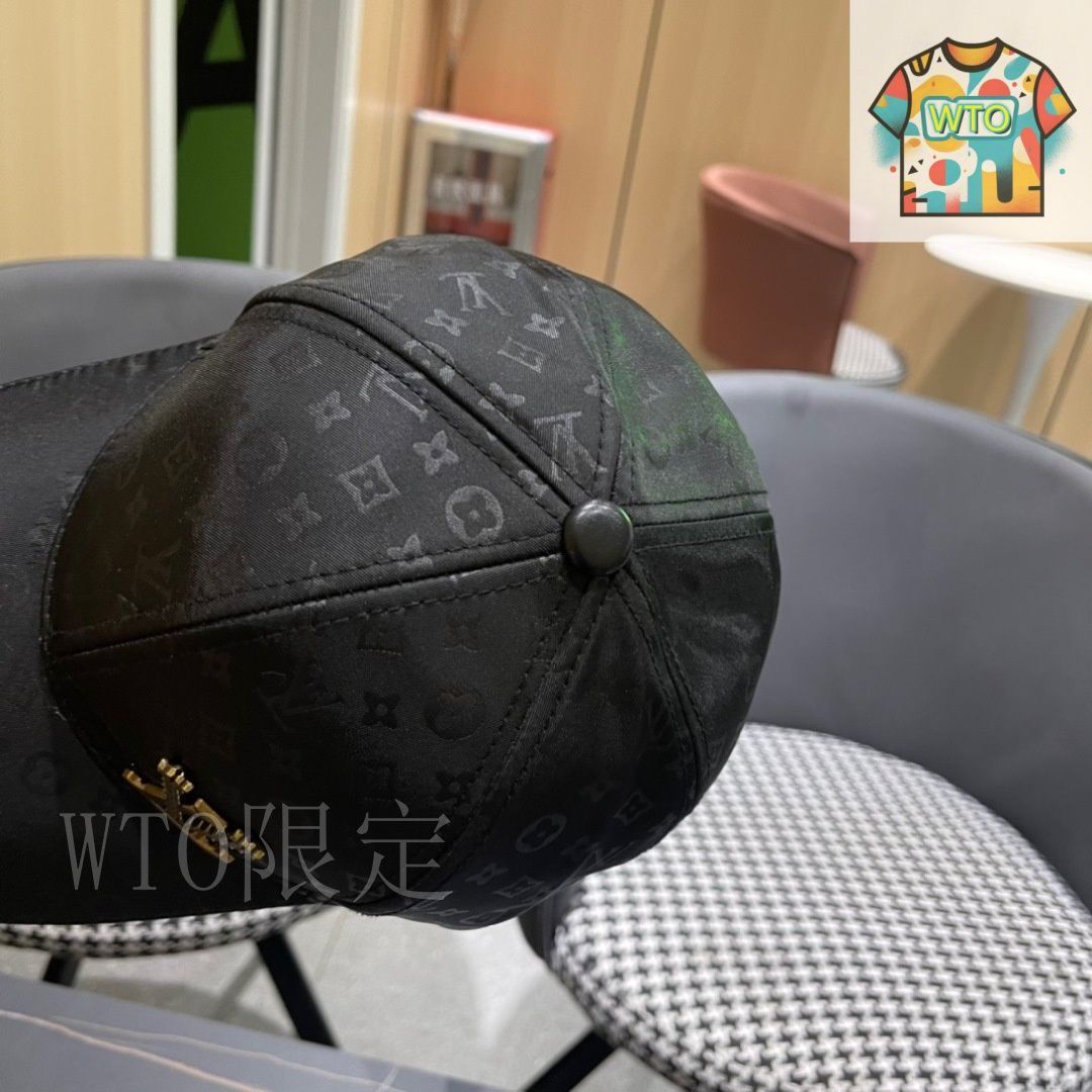 LV ベースボールキャップ Louis Vuitton / LV（ルイ・ヴィトン）刺繍 ベースボール