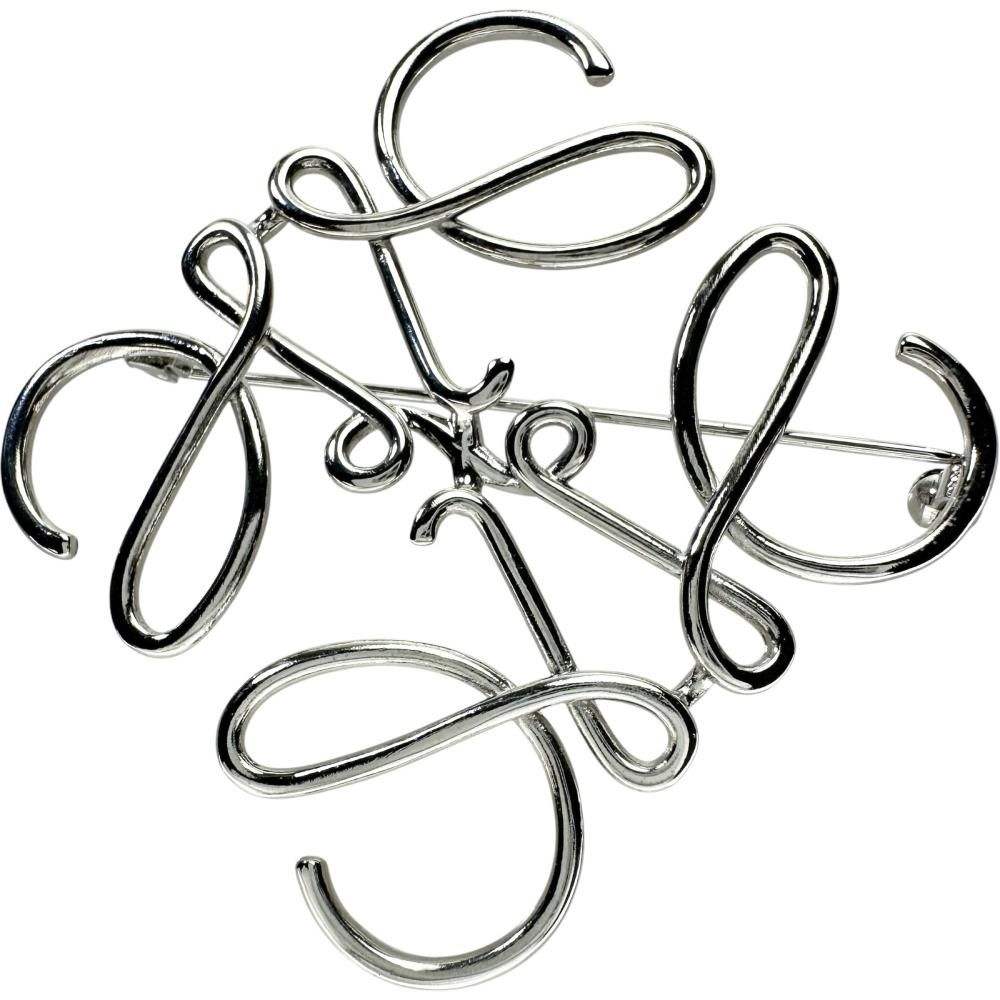 LOEWE / ロエベ アナグラムブローチ シルバー 銀座三越にて購入