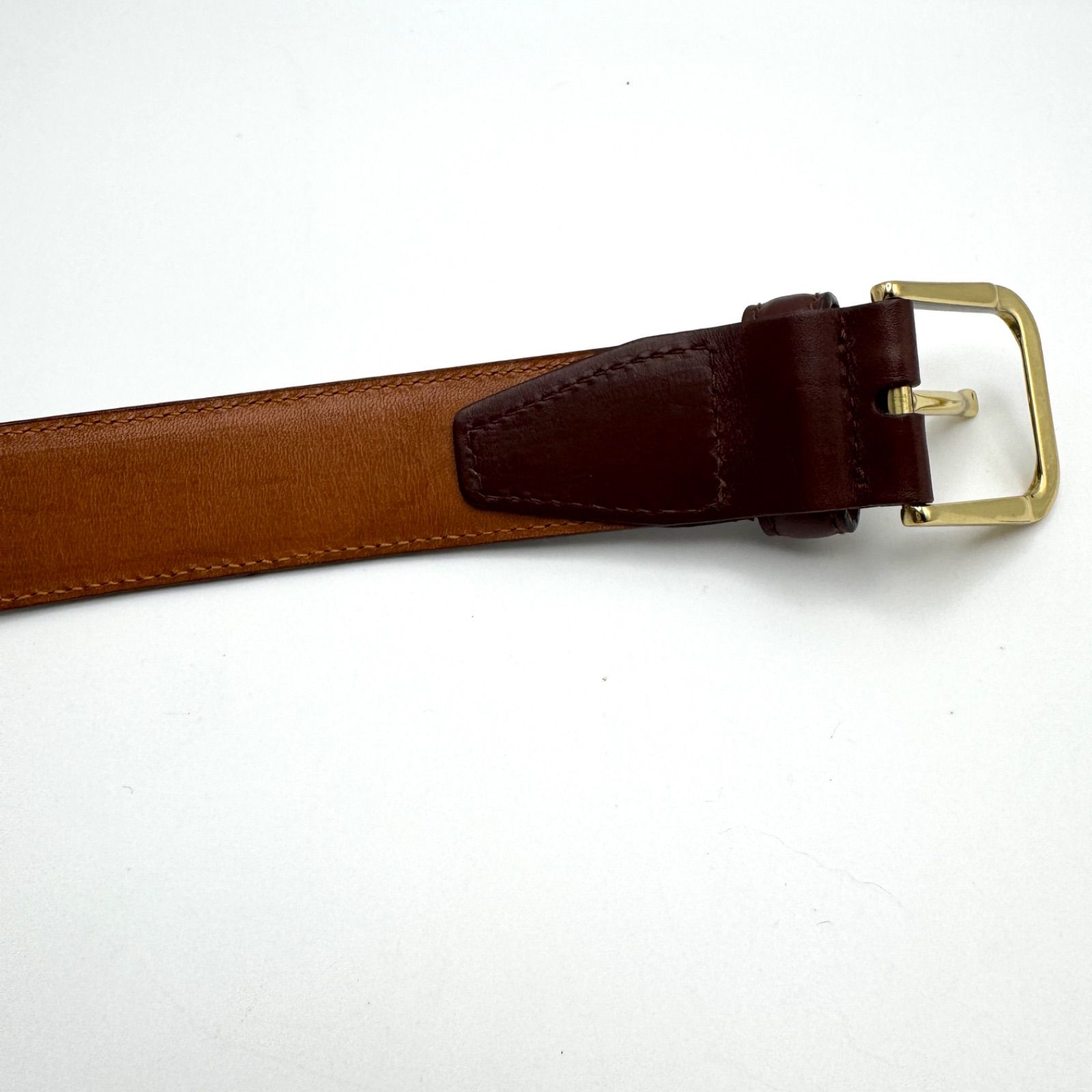 Salvatore Ferragamo レザーベルト 236108 ブラウン
