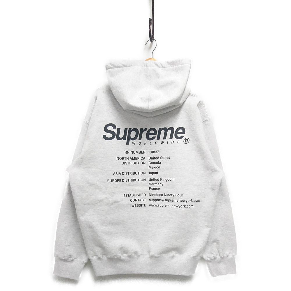 SUPREME シュプリーム 23SS Worldwide Hooded Sweatshirt スウェット