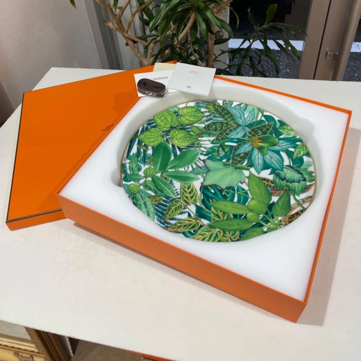 未使用品】HERMES エルメス タルトプラッター パシフォリア プレート