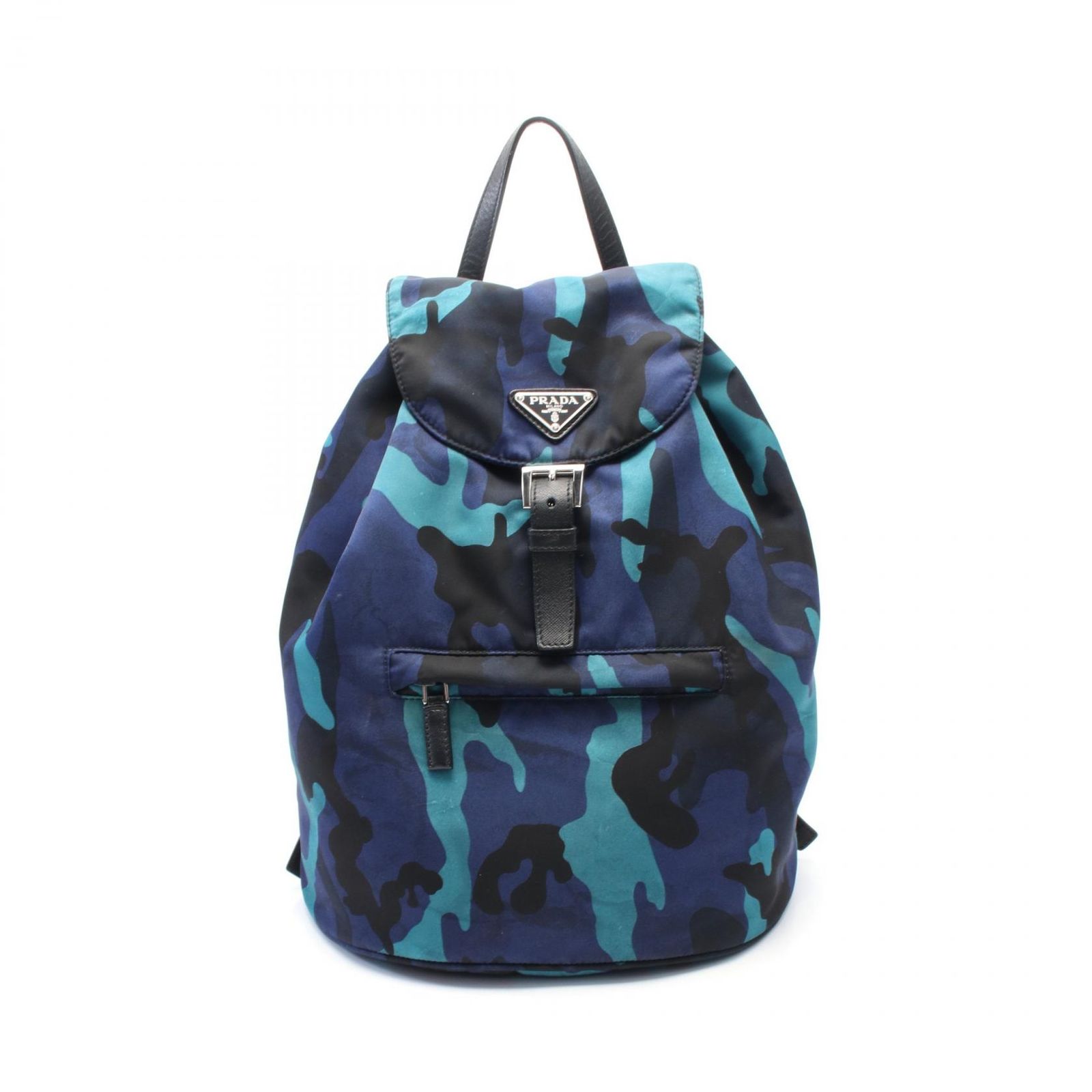プラダ PRADA リュックサック バックパック TESSUTO CAMOUFL ブルー