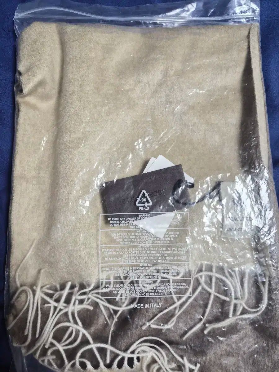 イタリア Piacenza カシミヤ シルク リバーシブル マフラー