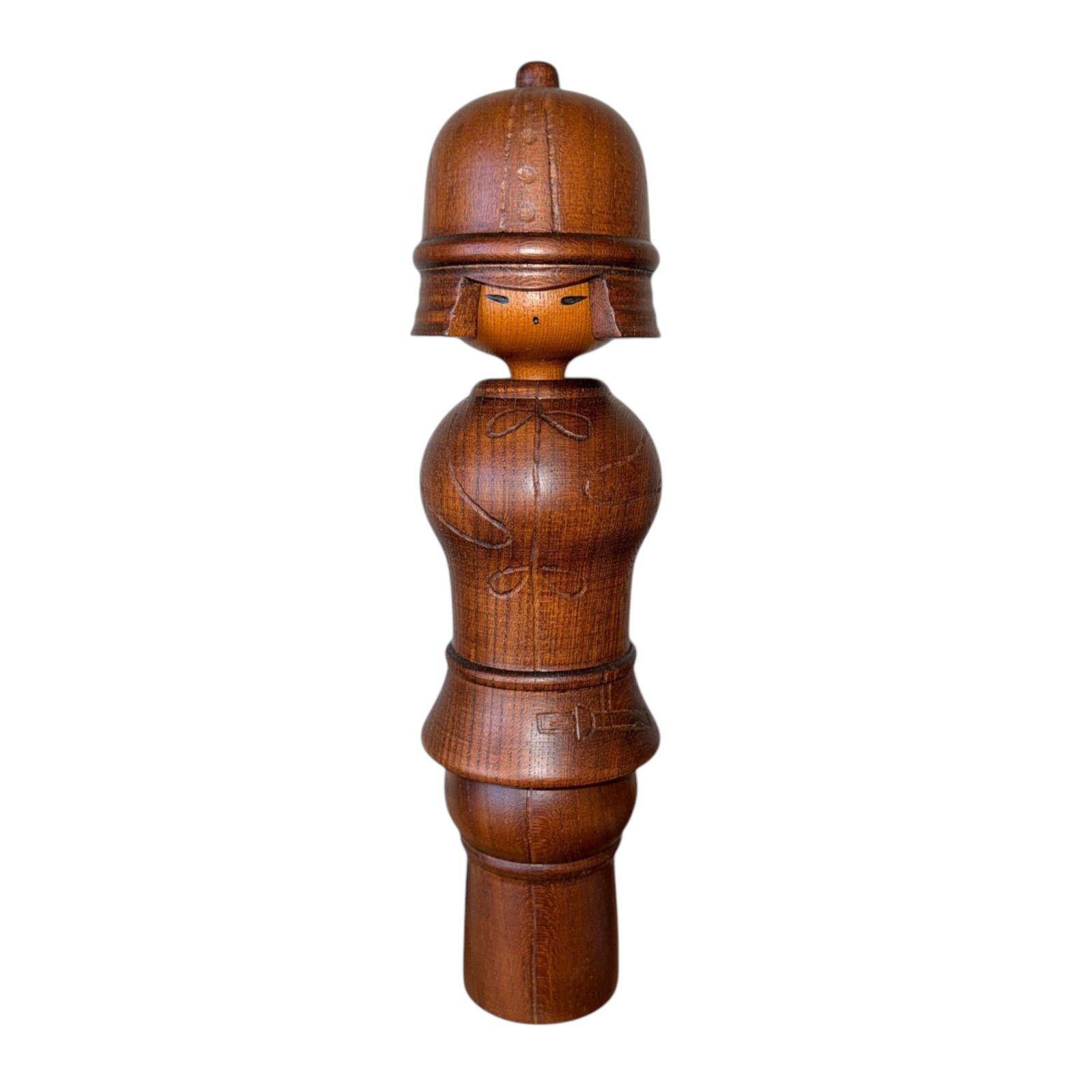 創作こけし 関口三作 Sansaku Sekiguchi 【 武人 Bujin 】 Kokeshi