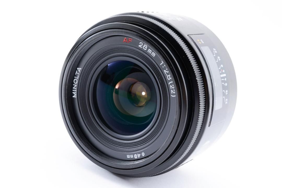 新着 MINOLTA AF ソニー用 28mm F2.8 通販専売 AF SONY 単焦点 A