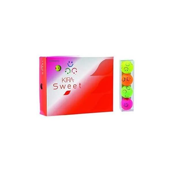 Kasco Golf Balls for Women Kira Sweet with Chara Marked 1 Dozen (Pack of 12)