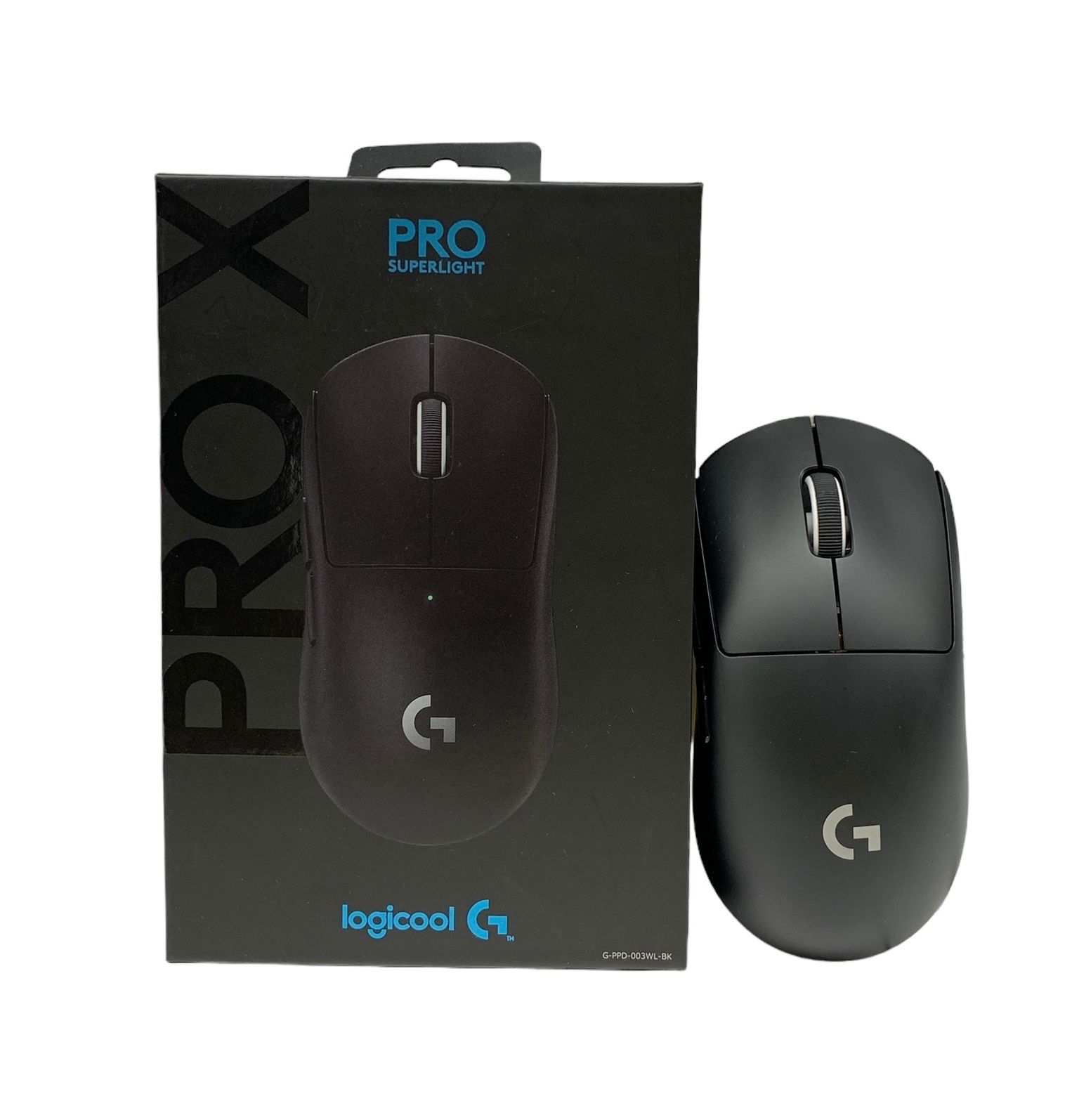 Logicool(ロジクール) G PRO X SUPERLIGHT Gプロ スーパーライト ゲーミングマウス LIGHTSPEED無線 HERO 25Kセンサー G-PPD-003WL-BK ブラック/025
