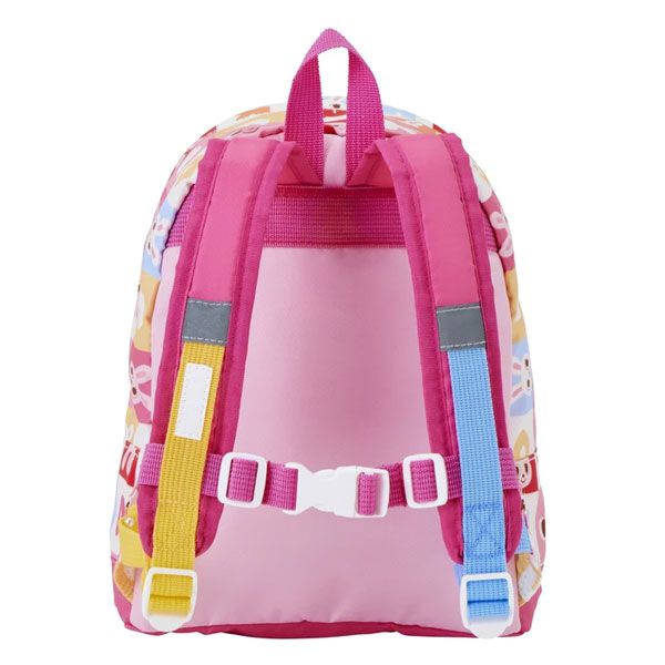 ミキハウス mikihouse パズルブロック リュック 総柄 ロゴ チェスト