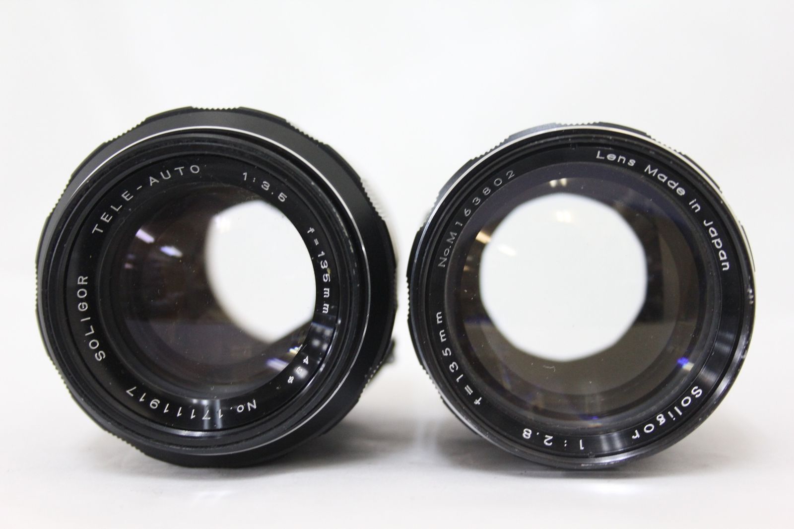返品保証】 【レンズ2点まとめ】ソリゴール Soligor Tele-Auto 135mm 