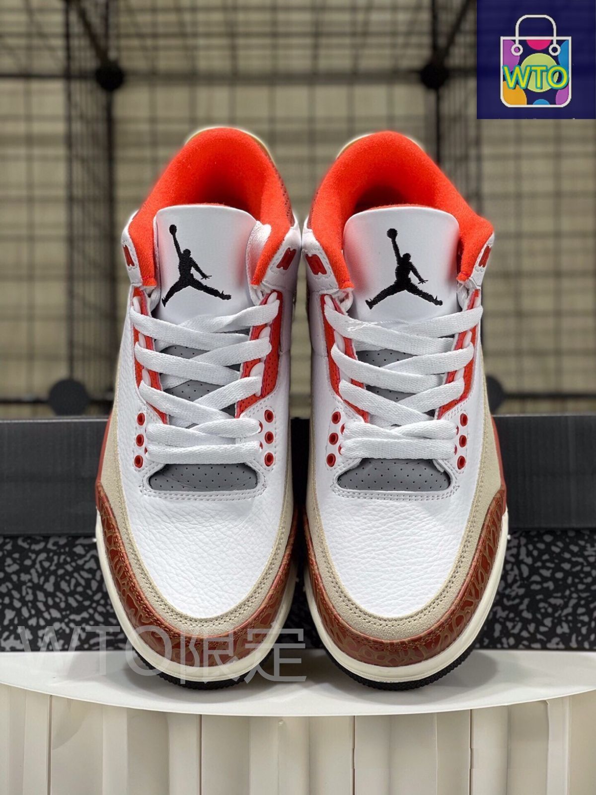 NIKE Air Jordan 3 Retro 赤/白 箱付き25.5cm エア ジョーダン 3 NIKE AIR JORDAN RETRO OG ナイキ レトロ