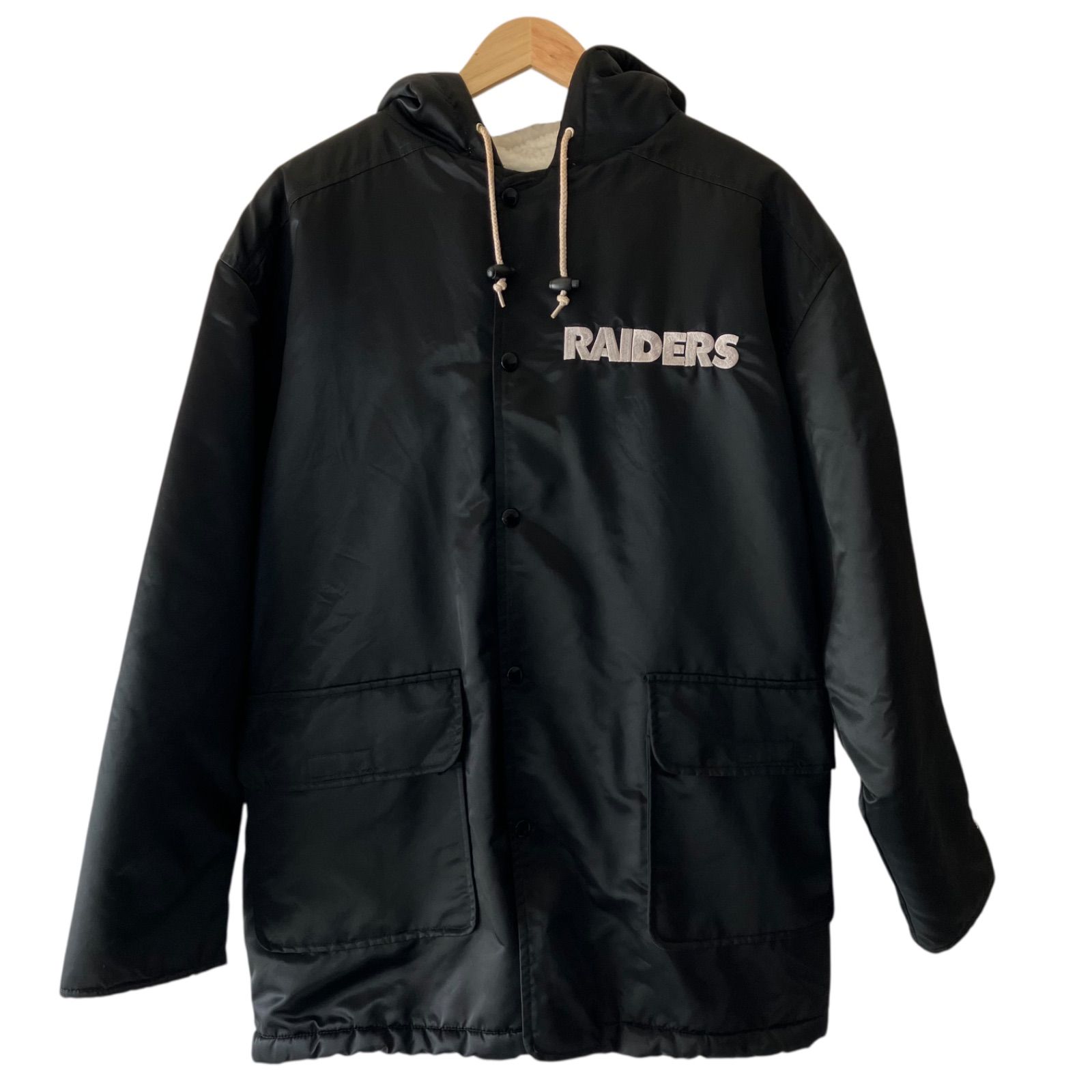 90s~ STARTER NFL RAIDERS ベンチコート ナイロンジャケット
