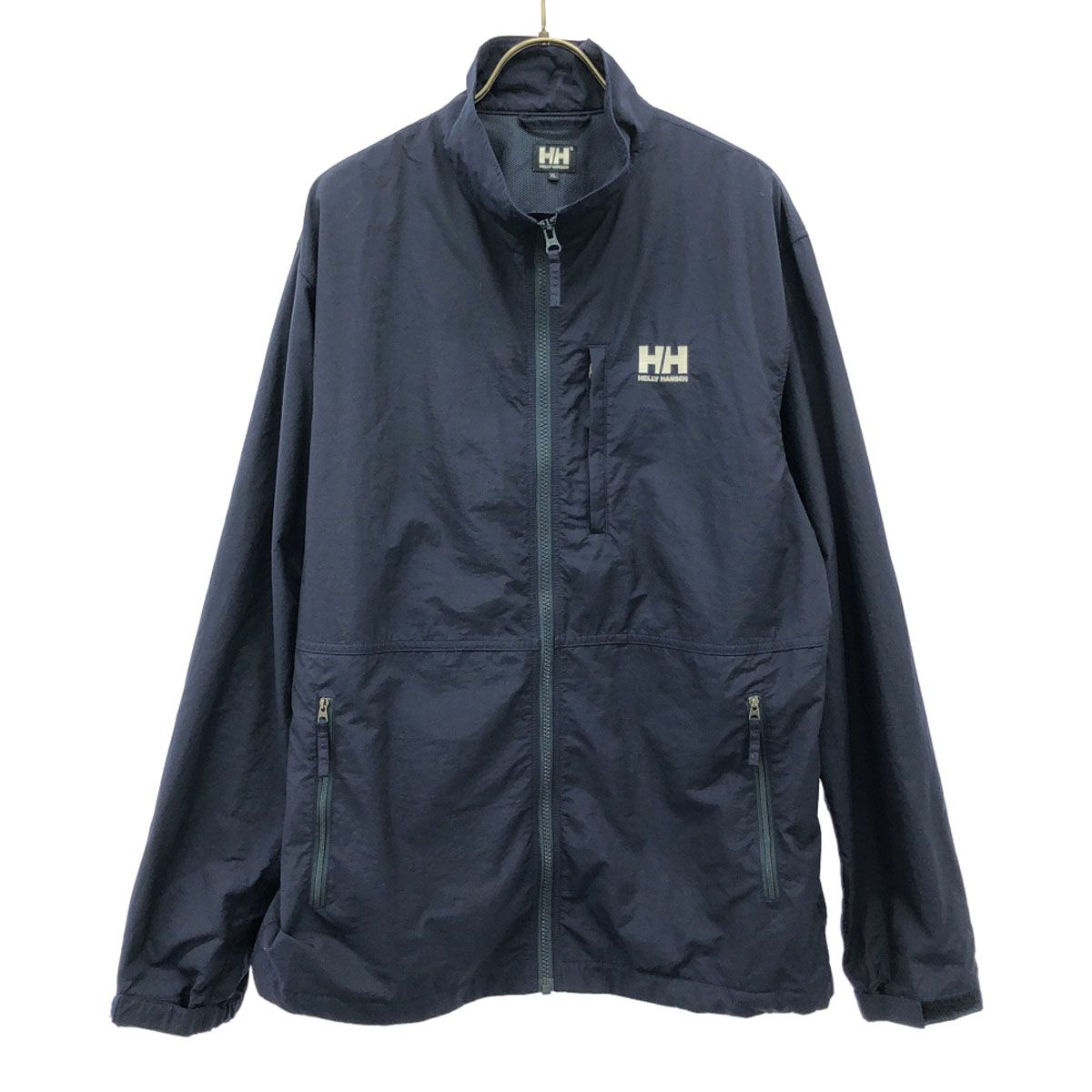 HELLY HANSEN ヘリーハンセン ロゴ刺繍 ナイロンジャケット XL