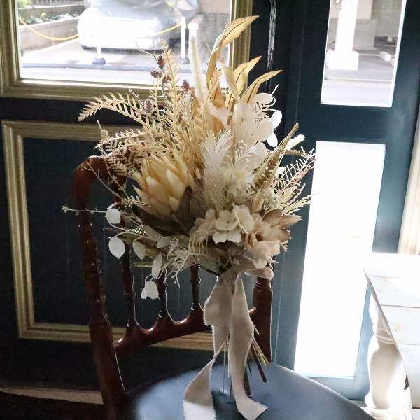 L3705-301 英国アンティーク フラワーベース ガラス 花瓶 花器 お花