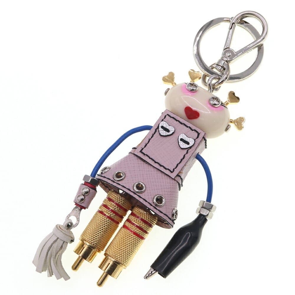 定率割引 西日本 ロボット キーホルダー プラダ 1TR016 メルカリ - ピンク 小物