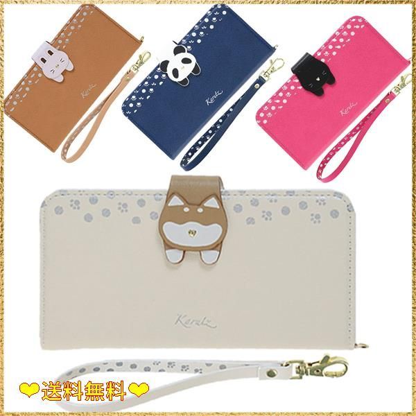 AQUOS wish4_イヌ AQUOS wish4 ケース 手帳型 動物ケース かわいい