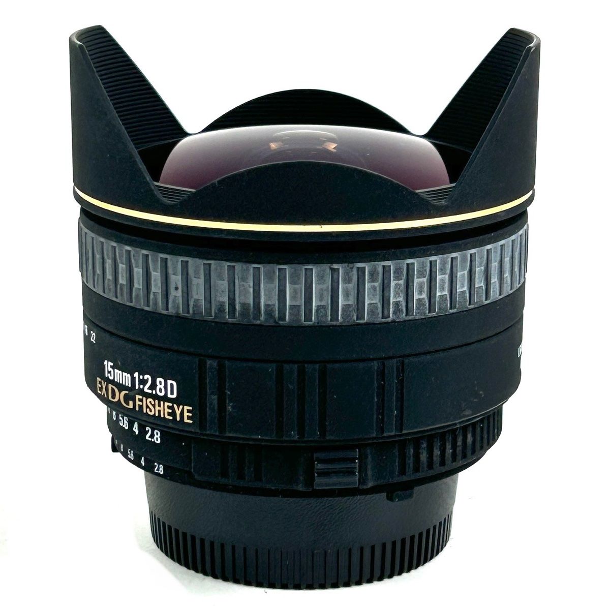 シグマ SIGMA 15mm F2.8EX DG DIAGONAL FISHEYE (ニコンF用) 一眼カメラ用レンズ（オートフォーカス） 【中古】  - メルカリ