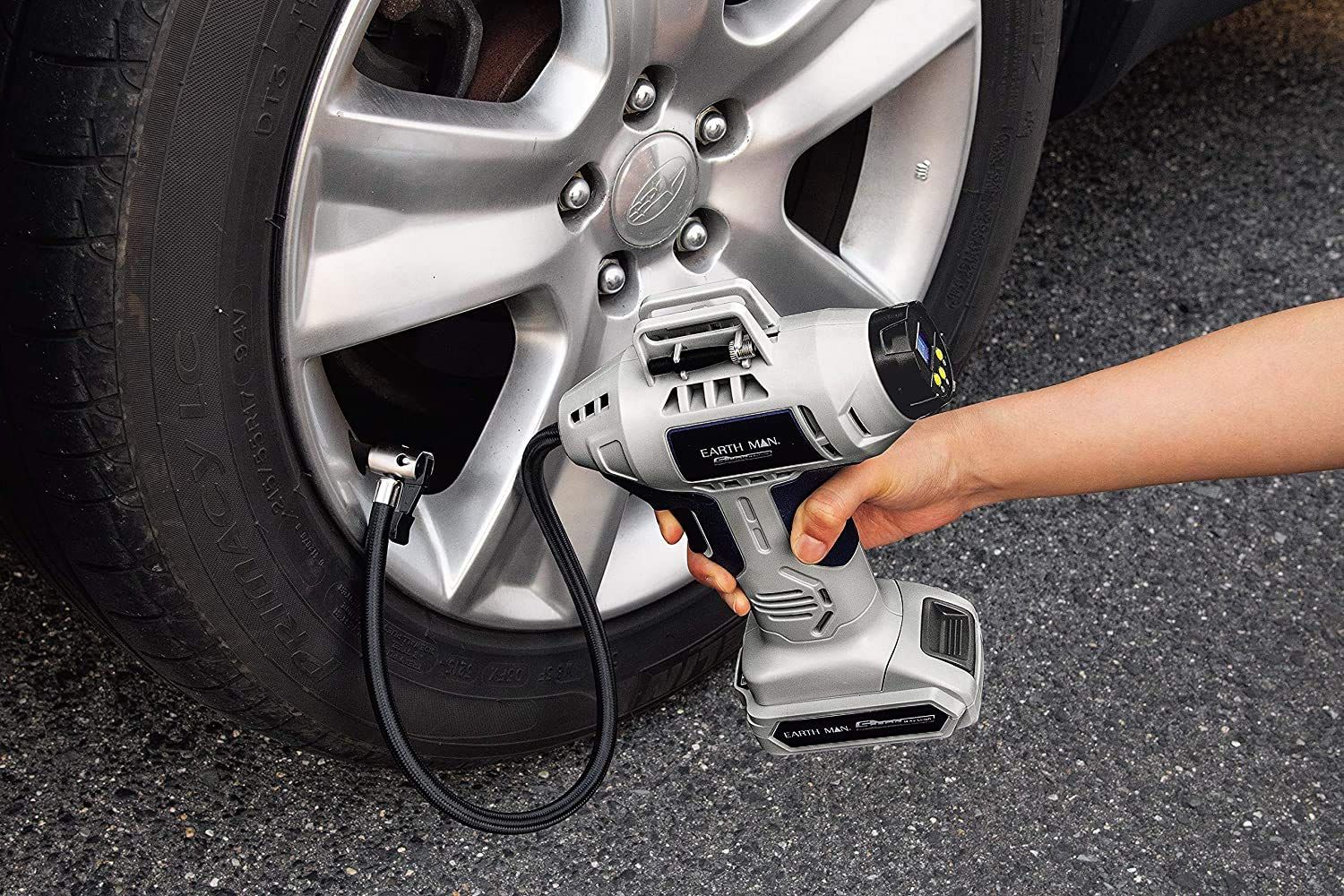 高儀(Takagi) EARTH MAN S-Link 14.4V 充電式 ハンディエアーポンプ AP