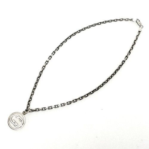 値下げ！GUCCI グッチ インターロッキングG ネックレス Ag925 ブランド 