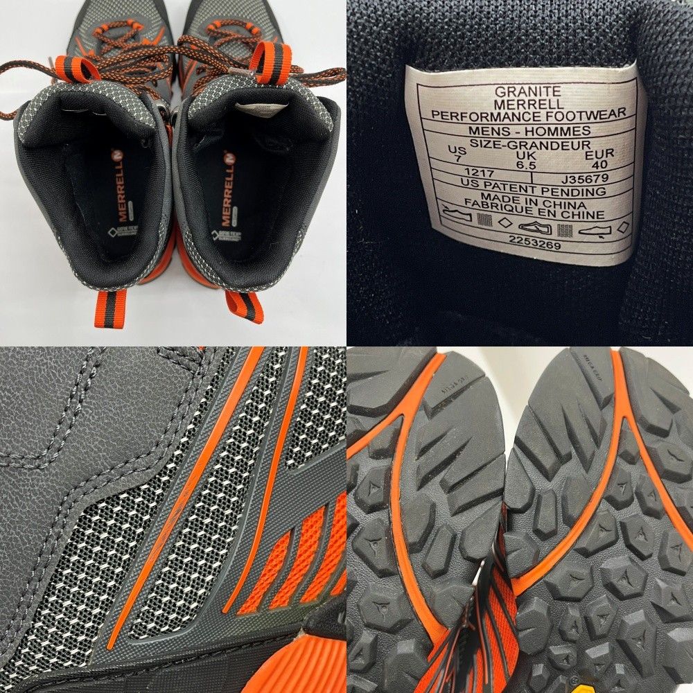 アウトドア ◇◇MERRELL メレル トレッキングブーツ ゴアテックス 25cm 