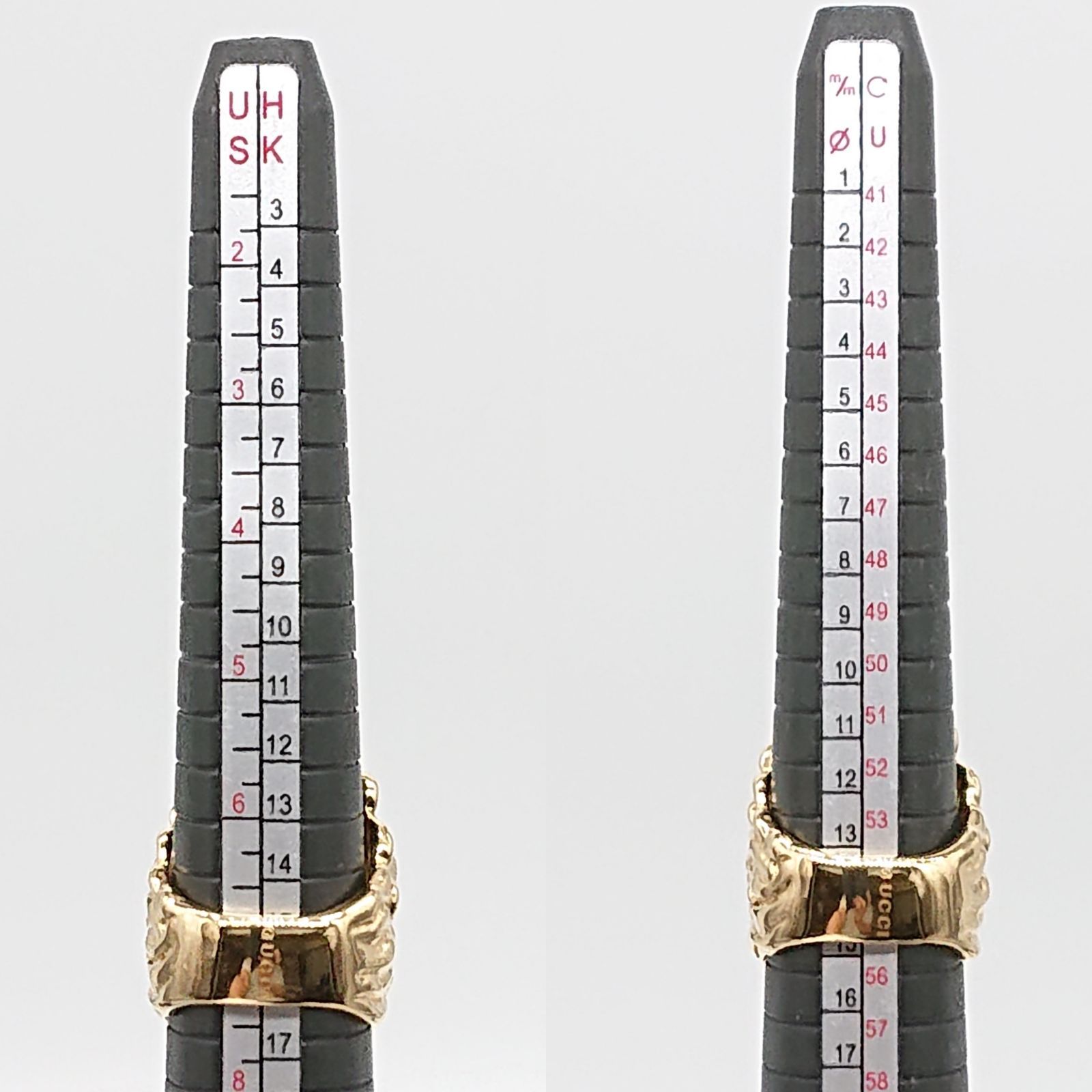 レア商品 極美品 GUCCI グッチ ライオン ゴールドカラー リング 