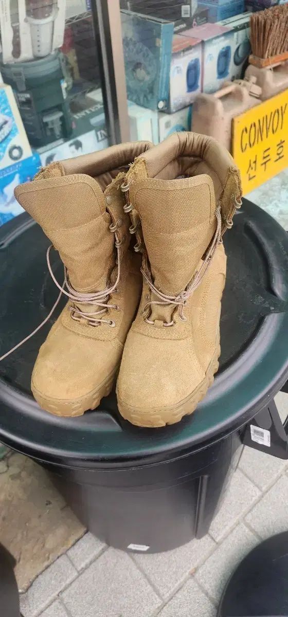 ミリタリーブーツ ウォーカーブーツ ベージュ 米軍 12 サイズ