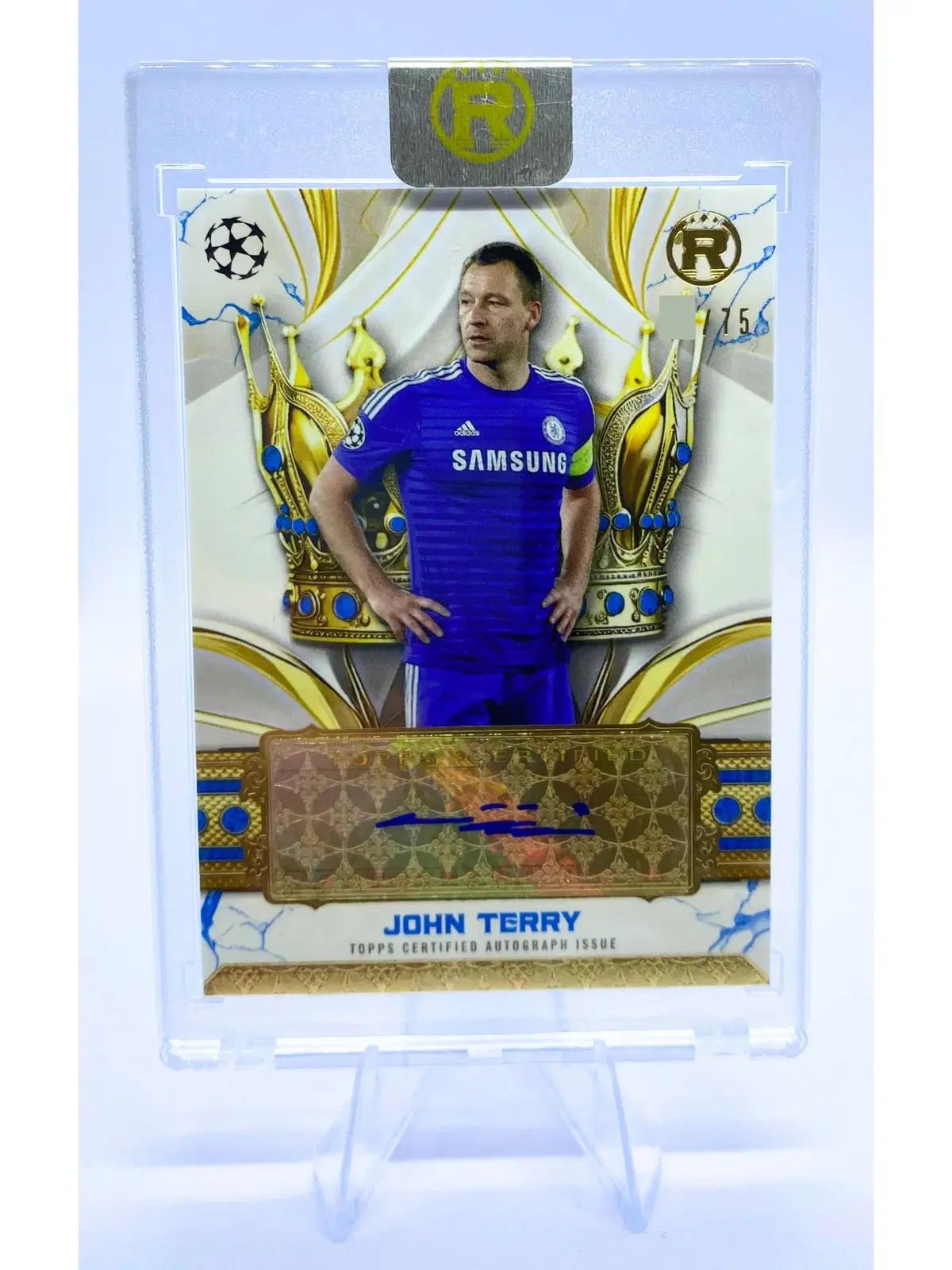 ジョンテリー オート 75 TOPPS トップス レバレンス クラウンド レジェンド チェルシー イングランド