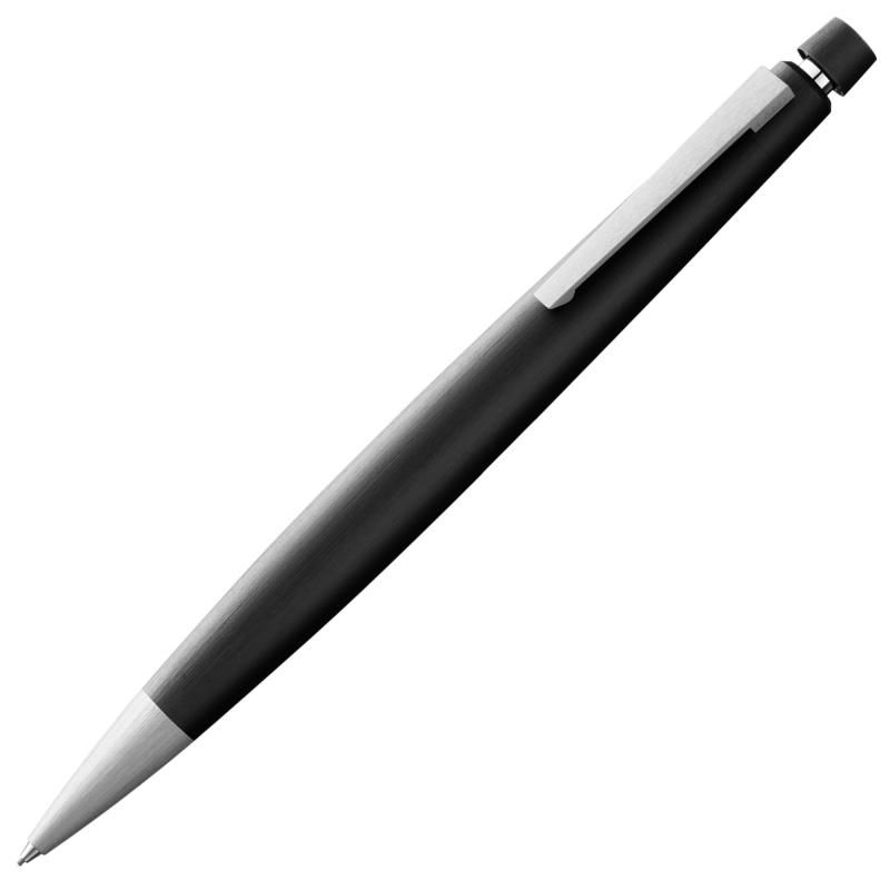 LAMY ラミー 2000 ブラック シャープペン 黒 - サテン仕上げのグラスファイバー製エレガントなシャープペンシル - 完璧なバランス - LAMY M 40 細字 リフィル 線幅 0.7 m