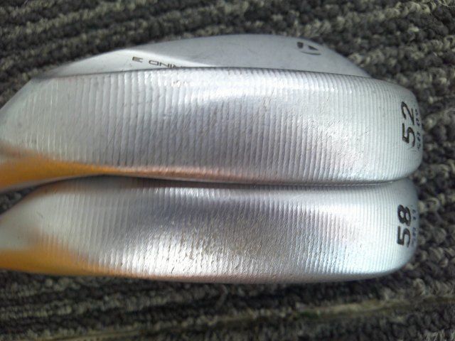 中古 ウェッジ テーラーメイド MILLED GRIND3 Chrome 2本セット