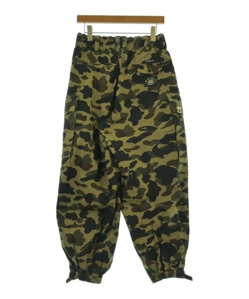 90's A BATHING APE 迷彩 カーゴパンツ ジッパー Lサイズ A BATHING APE カーゴパンツ メンズ 【古着】【中古】【送料無料