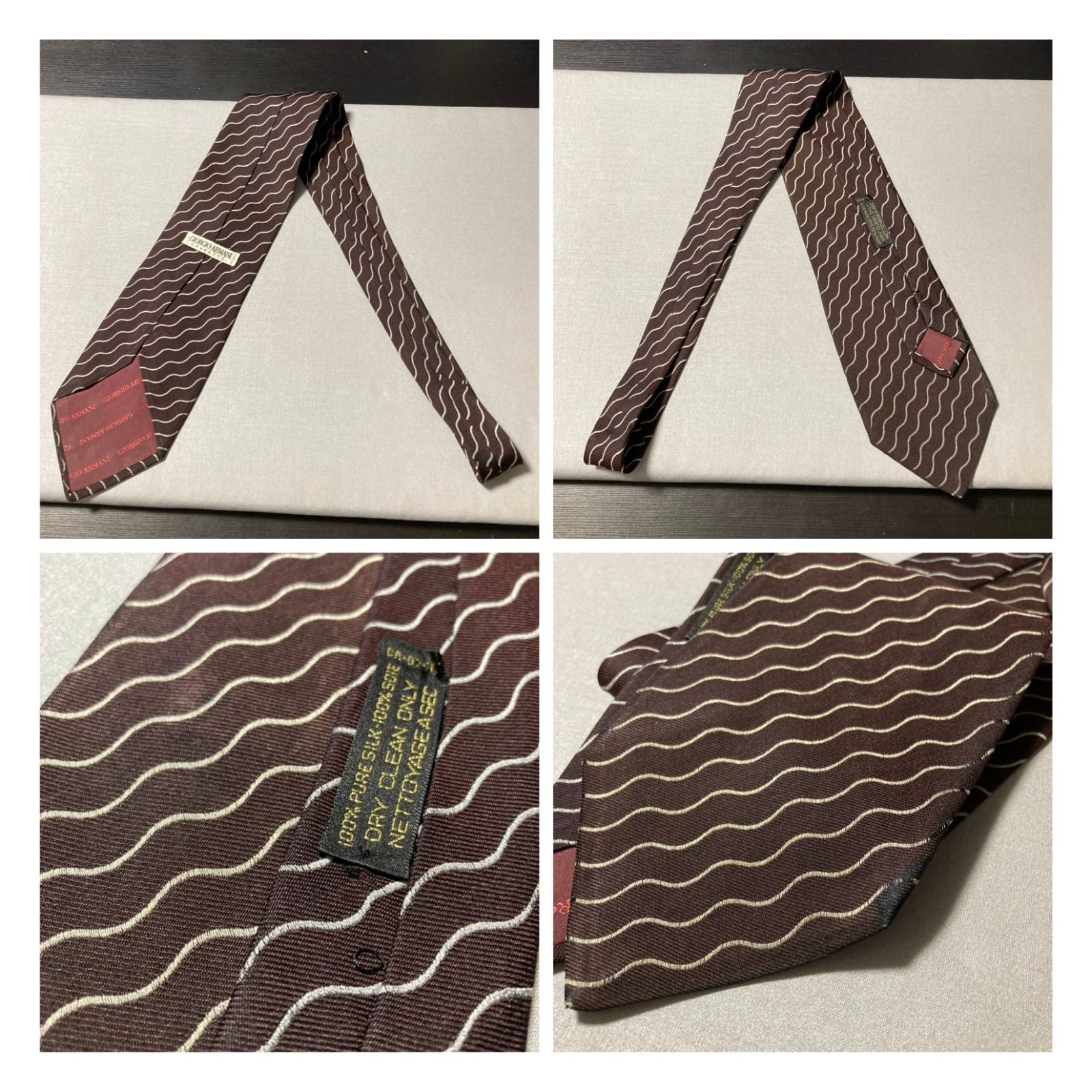 ジョルジオ アルマーニ GIORGIO ARMANI ハイ ブランド ネクタイ 古着
