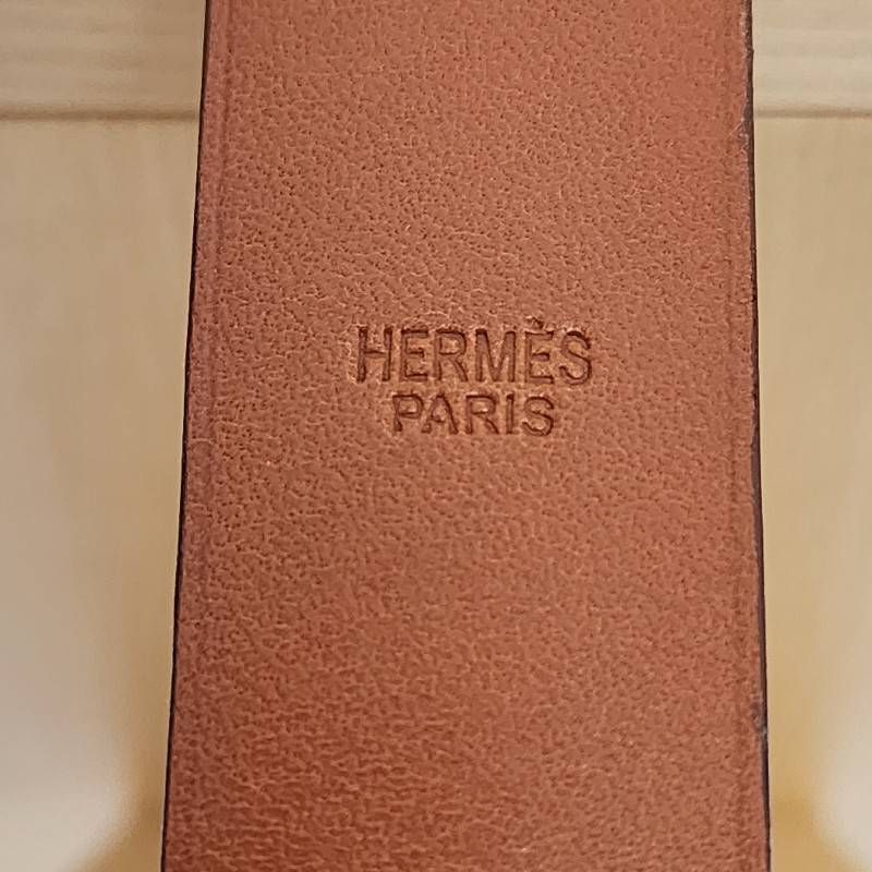 HERMES エルメス ティビ PM フォトフレーム ウッド レザー ナチュラル ...