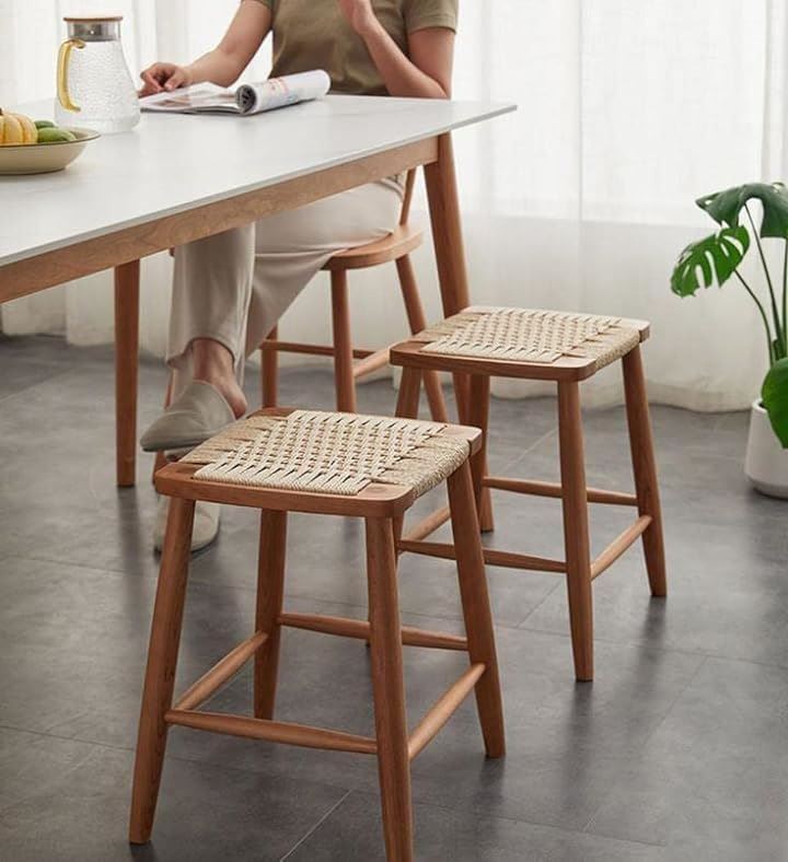 バンブー製折りたたみダイニングチェア ハイチェア 竹製 ハイスツール