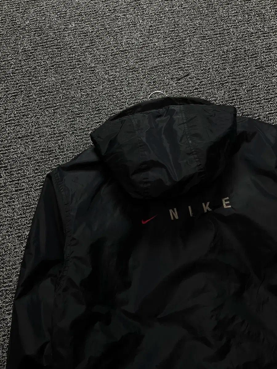 00s Nike ナイキ ビッグロゴ スクール ボタン フード ウインドブレーカー ジャケット