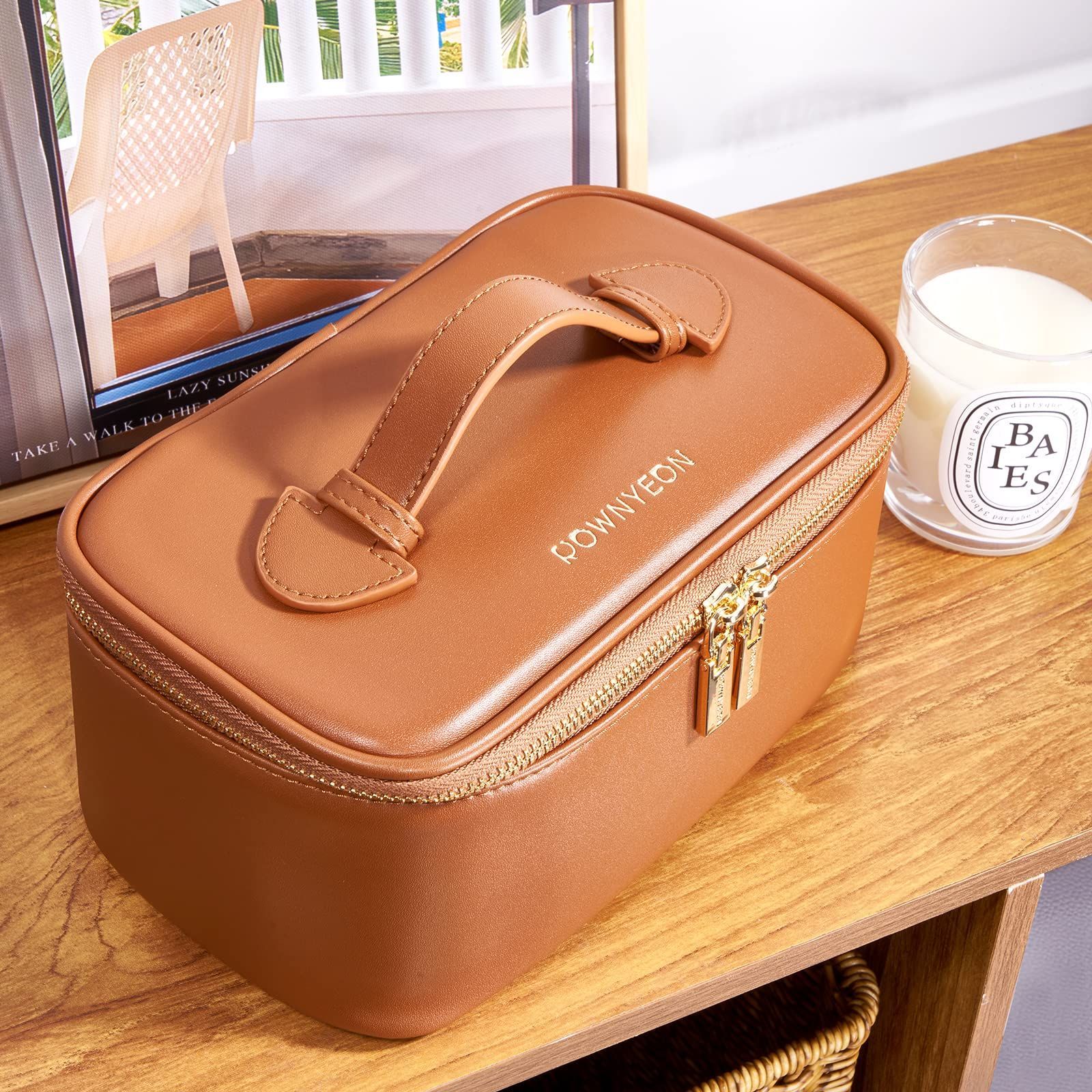 特価セール】ブランド バニティポーチ ブラシポケット付き 小物入れ