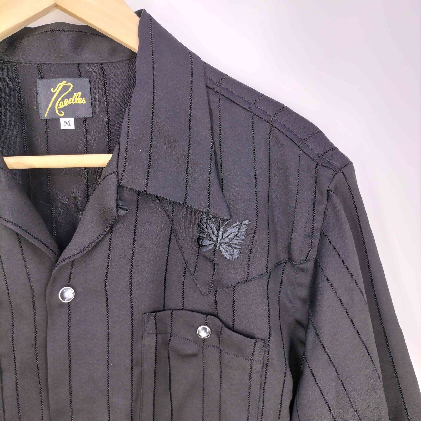 ニードルズ Needles S/S Cowboy One-Up Shirt - TA/CU/PE Georgette 