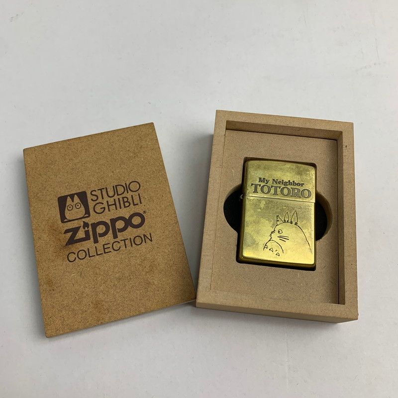 【中古品】 ジブリ となりのトトロ ZIPPO STUDIO GHIBLI MY NEIGHBOR TOTORO 喫煙具 ジッポ カラー：ゴールド メンズ 【206-250301-st-11-fuz】