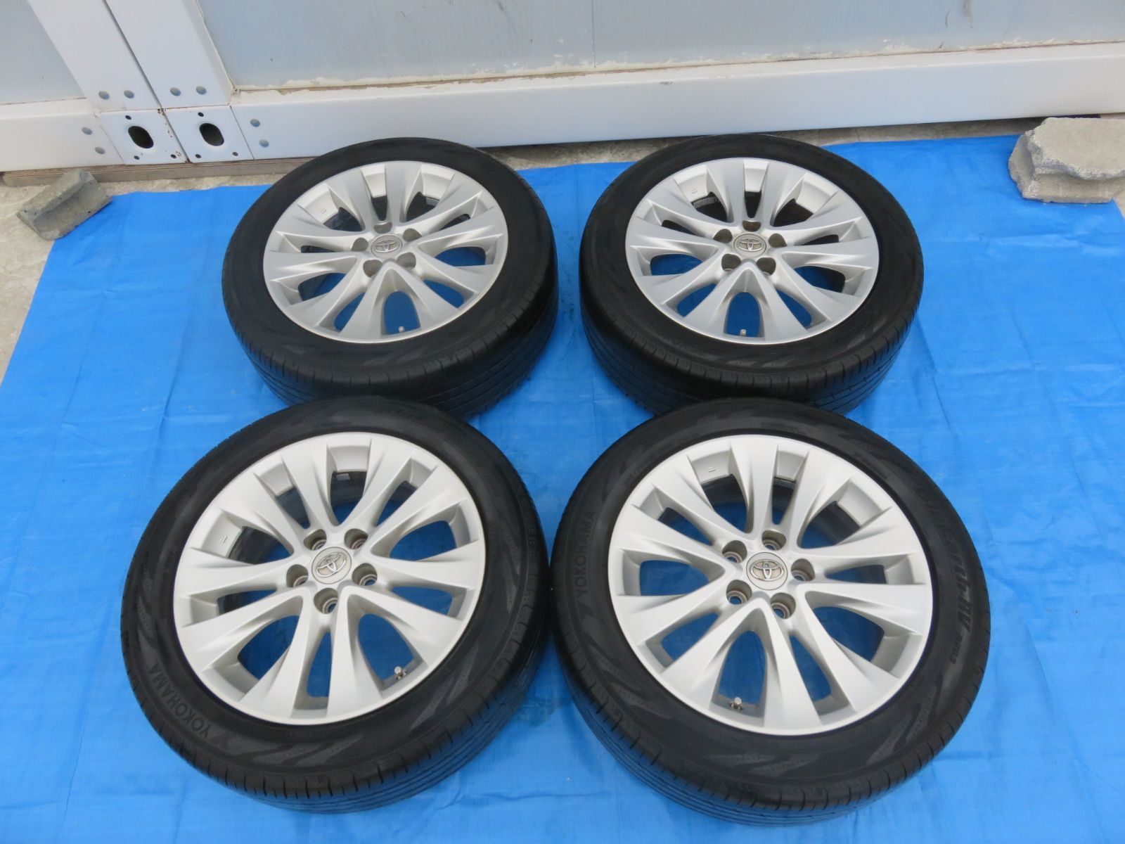 SFC828|アルファード|ヴェルファイア 20系 前期 純正 18インチ 18×7.5J 45 5穴 PCD114.3 ホイールタイヤ 225|50R18 |ANH20W ANH25W GGH20W GGH25W