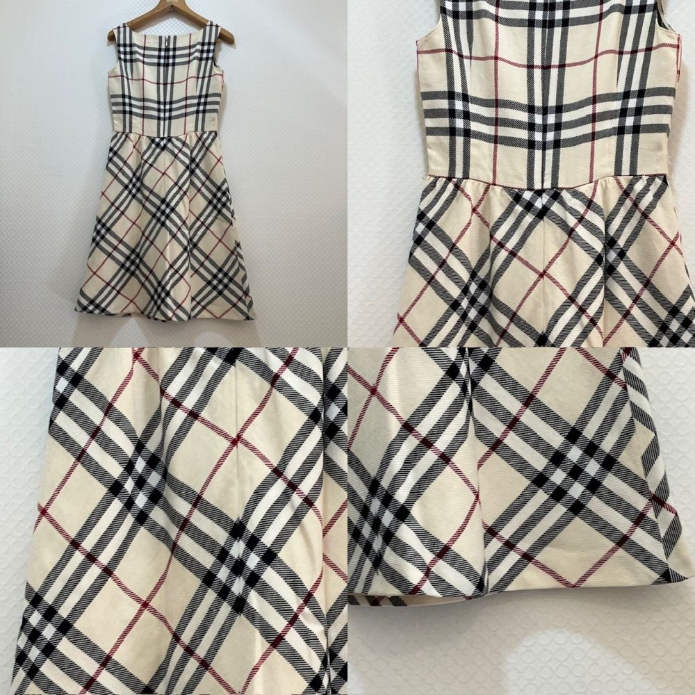 バーバリーブルーレーベル 半袖ワンピース ノバチェック 38サイズ バーバリーブルーレーベル 半袖ワンピース ノバチェック 38サイズ