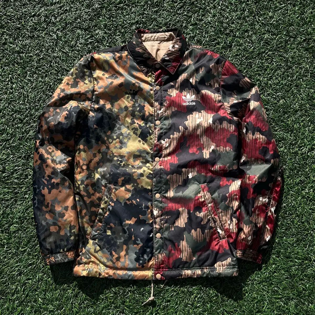 ファレル＆アディダス コラボ リバーシブル ジャケット 実寸