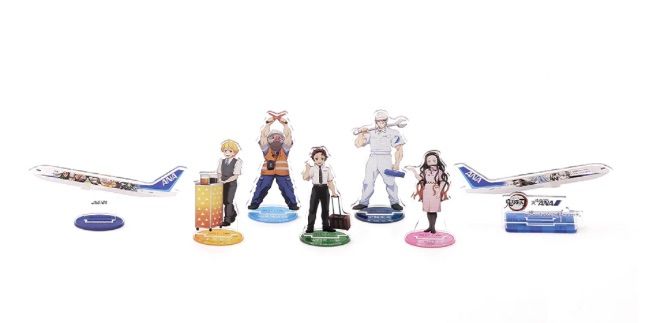新品未開封】＜鬼滅の刃×ANA＞アクリルフィギュアセット 特製 