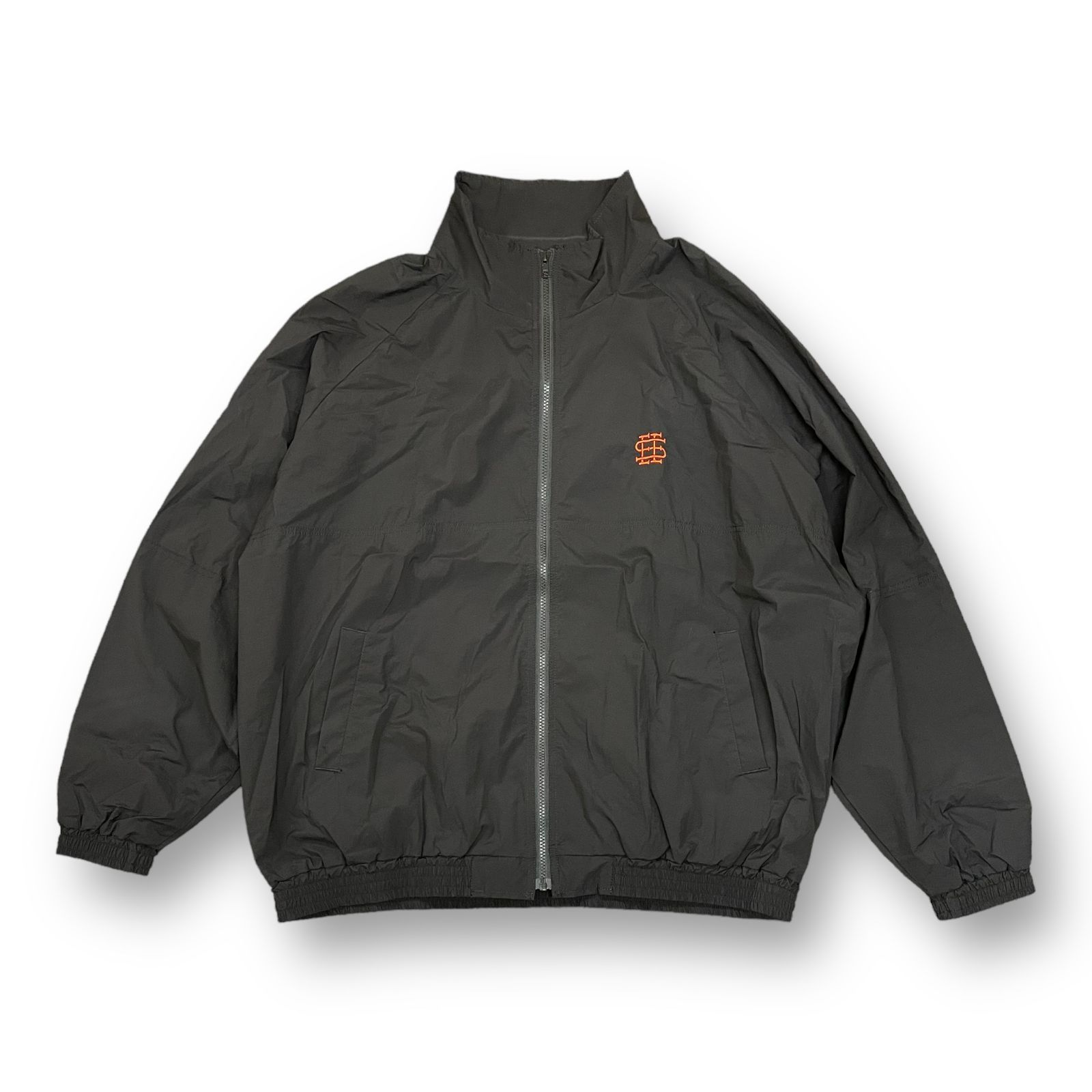 SEESEE 23SS LIGHT NYLON JACKET ライト ナイロン ジャケット ジップ ブルゾン シーシー ブラック XL 53297A