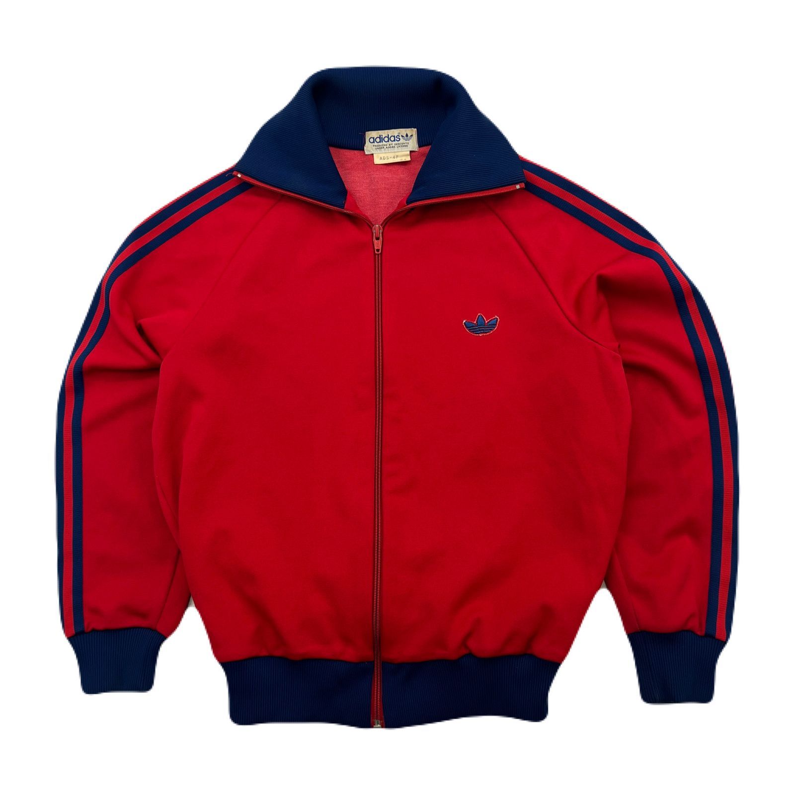adidas トラックジャケット メンズ 2号 レッド × ネイビー