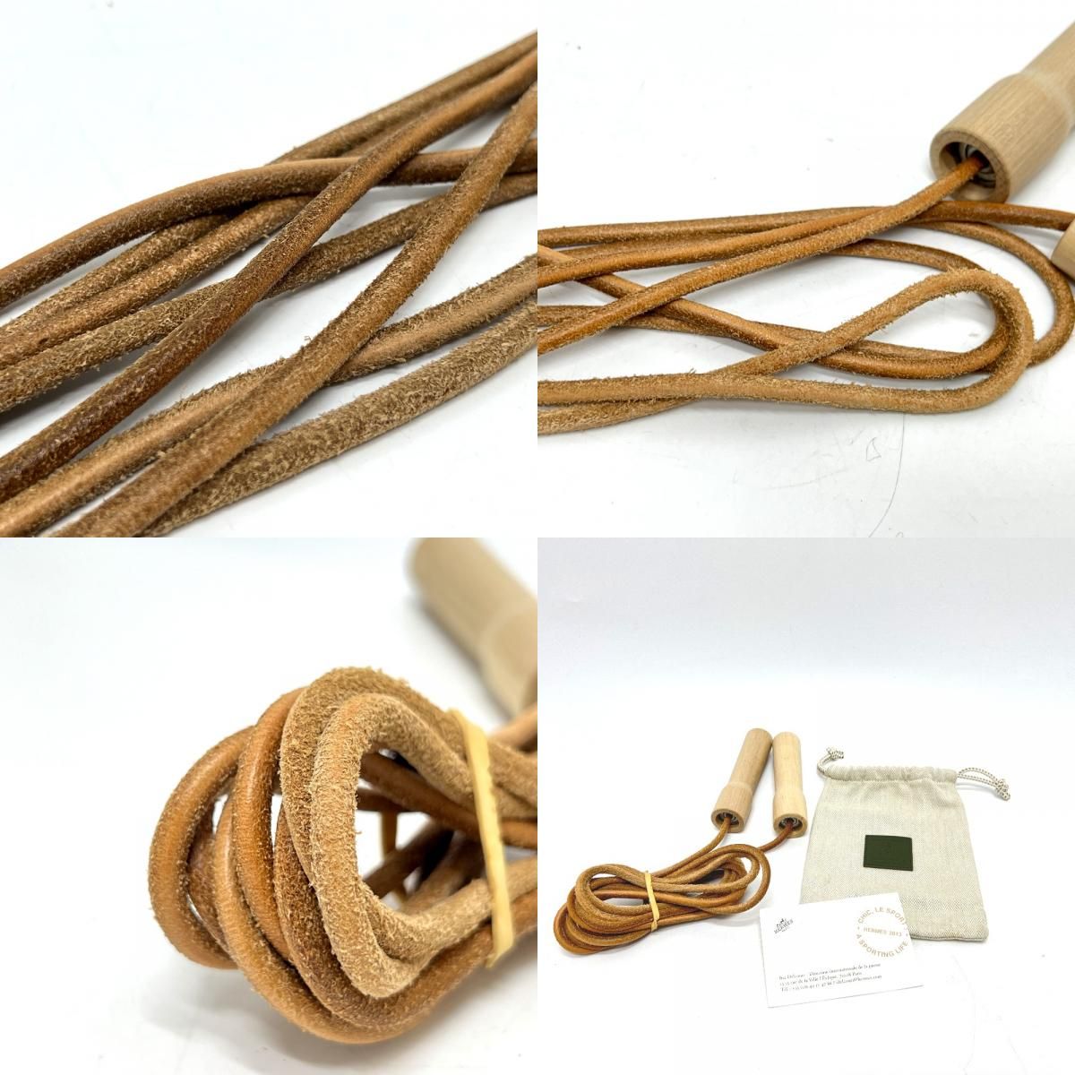 HERMES エルメス 雑貨 2013年 CHIC LE SPORT スポーツ レザー/ウッド ベージュ HERMES エルメス 縄跳び Part1 馬と革と静けさの美学——HERMÈSというラグジュアリーの起源 HERMES(ベージュ系)のフリマアイテム一覧