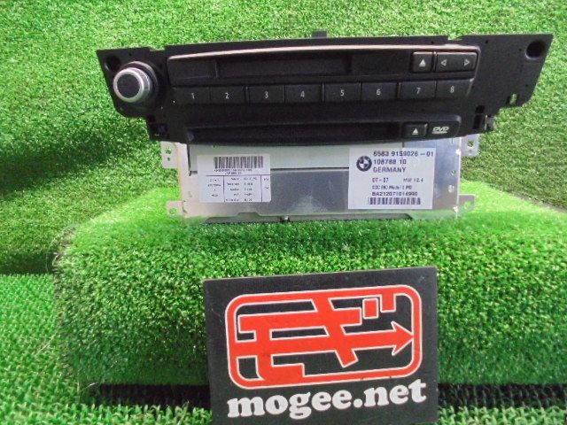 1FC6109 QN9 BMW 5シリーズ ABA-NU25 2007年 525i CD|MDオーディオデッキ 65839159026-01
