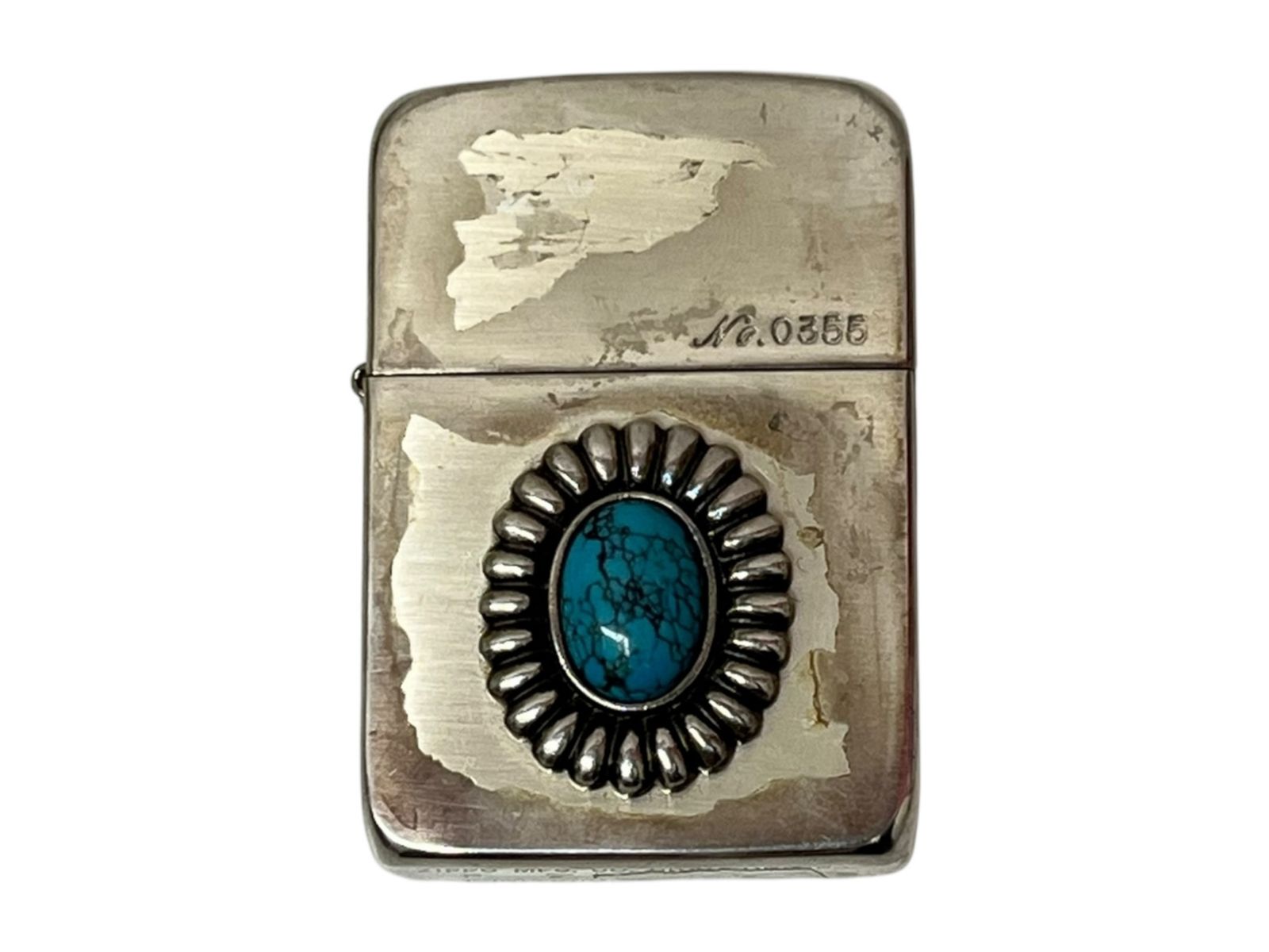 zippo (ジッポー) ターコイズ ストーン オイルライター USA製 2004年製 